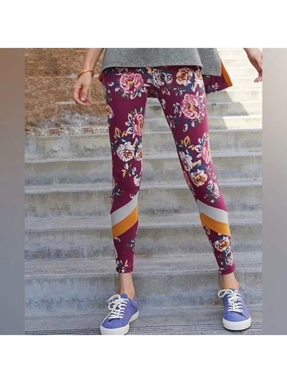 Matilda Jane On The Agenda Leggings Size Small Moments With You Floral